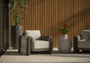 Grey Louis Cream Armchair Tibi by Matho Sun, view 6