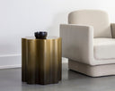 Gold Ombre End Table Dahlia by Matho Sun, view 4