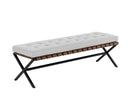 Black Mina Light Grey Bench Kenji by Matho Sun