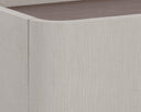 Large Cream Nightstand Jamille by Matho Sun, view 6