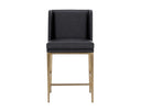 Antique Brass Cantina Black / Vera White Pepper Counter Stool Joplin by Matho Sun, view 2