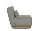 Palazzo Taupe Lounge Chair Carbonia Swivel by Matho Sun, view 3