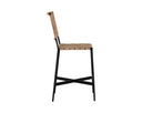 Suede Light Tan Leather Counter Stool Omari by Matho Sun, view 2