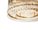 Small Brass Clear Chandelier Kore by Matho Sun, view 5