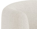 Rustic Oak Dove Cream Lounge Chair Trine by Matho Sun, view 7