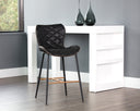 Antique Black Counter Stools set of 2 Lyla by Matho Sun, view 8