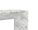 Marble Look White Bench Nomad by Matho Sun, view 6