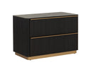 Large Charcoal Nightstand Kalla by Matho Sun, view 2