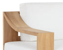 Stinson White Lounge Chair Tahiti Swivel by Matho Sun, view 7