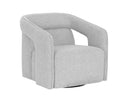 Belfast Heather Grey Lounge Chair Kendrick Swivel by Matho Sun