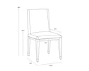 Monument Oatmeal Dining Chairs set of 2 Kalla by Matho Sun, view 7
