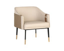 Napa Beige / Napa Tan Lounge Chair Carter by Matho Sun