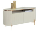 High Gloss Cream Sideboard Paloma by Matho Sun, view 2