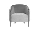 San Remo Winter Cloud / Antonio Charcoal Armchair Sheva by Matho Sun, view 2