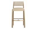 Antique Brass Napa Beige / Santa Cruz Oatmeal Barstool Bayard by Matho Sun, view 2