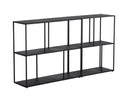 Small Black Bookcase Eiffel Low by Matho Sun, view 3