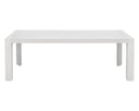 White 90" Dining Table Merano by Matho Sun, view 2