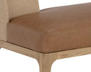 Milliken Cognac Banquette Brocco by Matho Sun, view 5