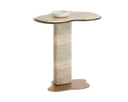 Travertine Look Dune End Table Isola by Matho Sun