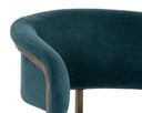 Gold Danny Teal Dining Armchair Marris by Matho Sun, view 7