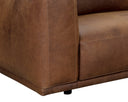 Raf Lucia Tobacco Leather Sofa Chaise Beau by Matho Sun, view 5