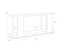 Honey Grey Console Table Hercules by Matho Sun, view 5