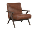 Bravo Cognac Lounge Chair Peyton by Matho Sun