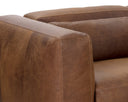 Raf Lucia Tobacco Leather Sofa Chaise Beau by Matho Sun, view 6