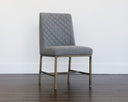 Dark Grey Dining Chairs set of 2 Leighland by Matho Sun, view 4