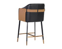 Napa Black / Napa Cognac Counter Stool Carter by Matho Sun, view 3