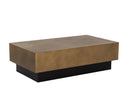 Antique Brass Coffee Table Blakely by Matho Sun, view 2