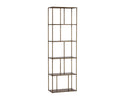 Small Antique Brass Bookcase Eiffel by Matho Sun, view 2