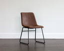 Antique Brown Dining Chairs set of 2 Cal by Matho Sun, view 4