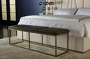 Rustic Bronze Piccolo Pebble Bench Alley by Matho Sun, view 5