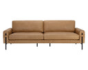 Ludlow Sesame Leather Sofa Camus by Matho Sun, view 2
