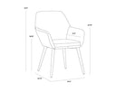 Polo Club Stone Dining Armchair Jayna by Matho Sun, view 7