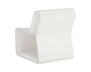 White Lounge Chair Odyssey by Matho Sun, view 3