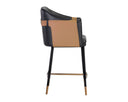 Napa Black / Napa Cognac Counter Stool Carter by Matho Sun, view 2
