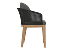 Natural Gracebay Grey Dining Armchair Capri by Matho Sun, view 3
