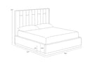 King Rhea Light Barley Bed Nemu by Matho Sun, view 8