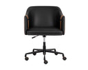 Napa Black / Napa Cognac Office Chair Carter by Matho Sun, view 2