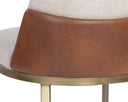 Belfast Oatmeal / Bravo Cognac Dining Chairs set of 2 Marie by Matho Sun, view 6