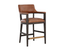 Brown Shalimar Tobacco Leather Counter Stool Brylea by Matho Sun