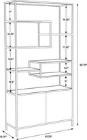 Gold Raw Umber Bookcase Stamos by Matho Sun, view 7