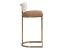 Napa Cognac / Rhea Light Barley Barstool Larissa by Matho Sun, view 3