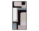 28" X 66" Black Floater Frame Geometric Radical Interpretation (Set Of 3) by Matho Sun, view 2