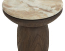 Marble Look Macchiato End Table Orula by Matho Sun, view 4