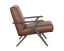 Bravo Cognac Lounge Chair Peyton by Matho Sun, view 3