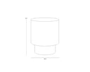 Gunmetal End Table Bernaby by Matho Sun, view 6