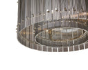 Small Nickel Smoke Grey Chandelier Kore by Matho Sun, view 4